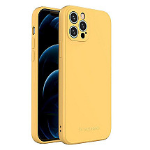 Wozinsky Color Case Силиконовый гибкий прочный чехол для Apple iPhone 13 Pro желтый