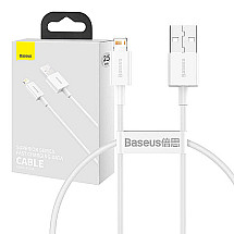 Baseus Superior series USB to Lightning cable, 2.4 A, 0.25 m (white)