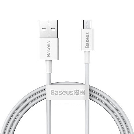 Кабель Baseus Superior series USB - micro USB, 2A, 1м (белый)