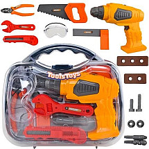 Children's constructor with screwdriver, set