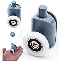 Universal Quick-Release Single Shower Door Roller Ring - Easy Cleaning & Replacement, Secure Seal for All Cabin Types