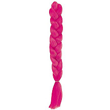 Synthetic hair, braid, braid, coloured, pink, 60cm