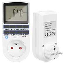 Smart Home Energy-Saving Timer: Automated Electric Device Controller with Week-Long Programming & Anti-Theft Features