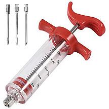 30 ml meat pickling syringe with 3 stainless steel needles