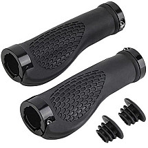 Ergonomic anti-slip bicycle handlebar grips - easy installation, high impact reduction