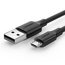 Кабель USB - Micro USB UGREEN, QC 3.0, 2.4A, 2 м (черный)