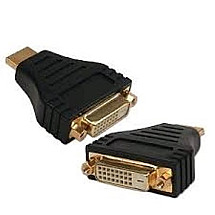 GEMBIRD HDMI to DVI cable, M/F, gold-plated contacts, black