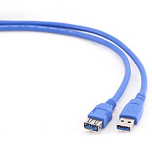 GEMBIRD USB A-A 1,8 m 3.0 pagarināšanas kabelis, zils