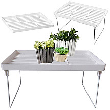 Organiser modular shelf drainer stand stand