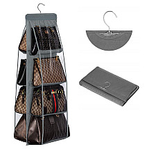 Wardrobe organiser for handbags hanger