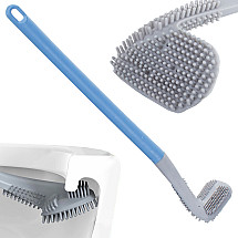 Silicone toilet brush toilet hook