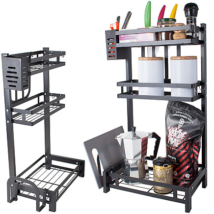Kitchen shelf loft kitchen stand organiser