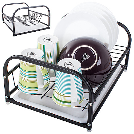 Dish drainer stand mixer metal tray
