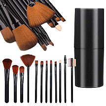 Set of professional make-up brushes 12 pieces