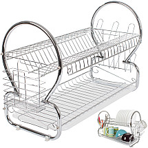 Double-deck drainer stand mixer dryer