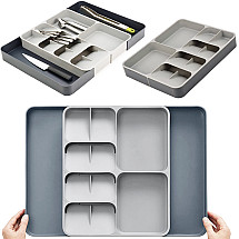 Kitchen organiser for cutlery drawer container