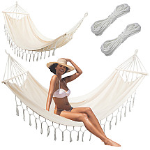 Garden hammock hanging frame rocker two-seater