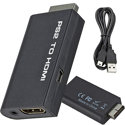 Адаптер PS2 на HDMI с аудиоконвертером