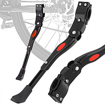 Bicycle adjustable side support foot