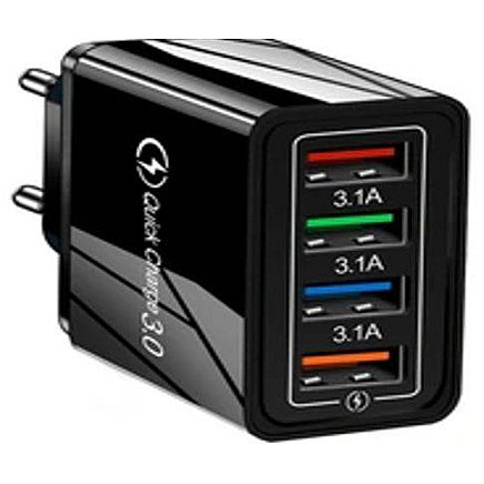 4xusb quick charge 3.0 mains charger