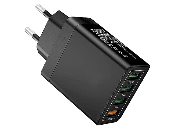 4xUSB Ātrā Uzlāde 3.0 Tīkla Lādētājs