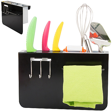 Knife rack kitchen organiser knife drainer