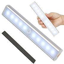 Self-adhesive cupboard rail light