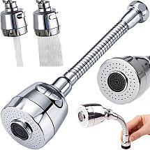 Pertlator faucet extension movable 360