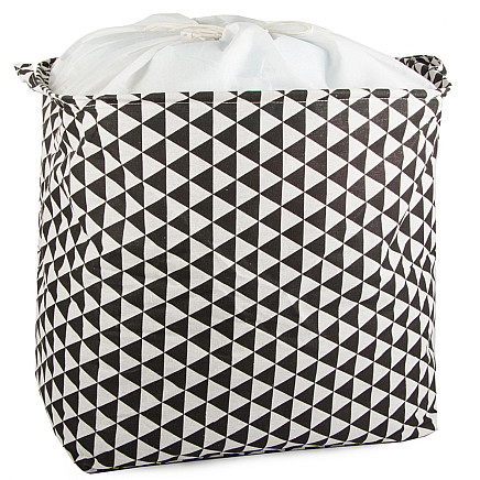 Folding basket for laundry toys large lockable