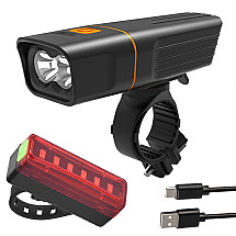 Bike light front rear led bike kit usb