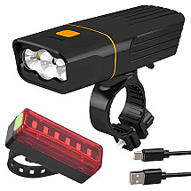 Bike light front rear led bike kit usb