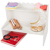 Desk organiser desk cabinet shelves bookcase