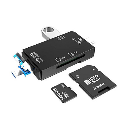 Sd microsd tf card reader usb usb-c micro usb otg