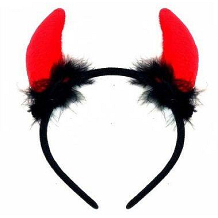 Headband devil horns halloween carnival