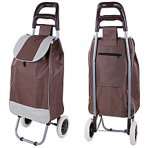 Shopping trolley wheeled shopping bag solid