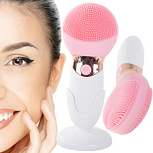 Facial cleansing brush sonic massager