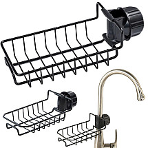 Sink organiser kitchen basket tap shelf