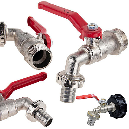 Tap for mauser tank 1000l hose valve 1/2