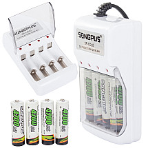 Rechargeable battery charger aa aaa battery pack