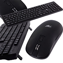 Keyboard and mouse wireless mouse set silent numeric usb