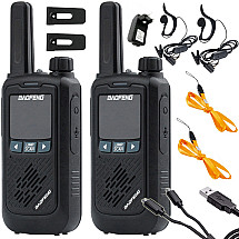 Walkie talkie baofeng bf-t17 radiotelefon kit talker 2pcs