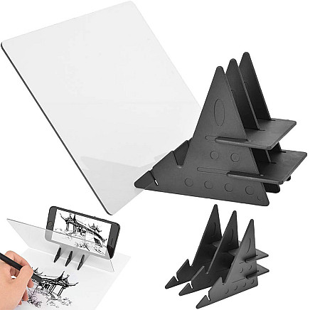 Optical drawing sketchbook drawing projector tracing paper drawing from a phone