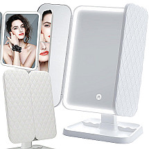 Cosmetic mirror illuminated led folding make-up mirror premium