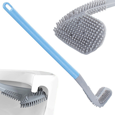 Silicone toilet brush toilet hook hygienic