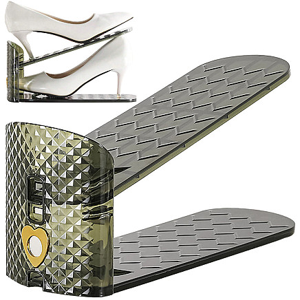 Regulējams apavu organizators plaukts skapim garderobei