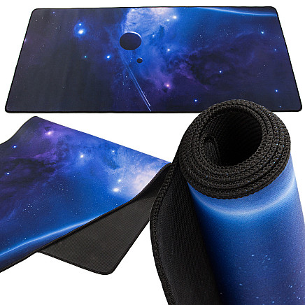 Large office mousepad cosmos stars in the world 90x40