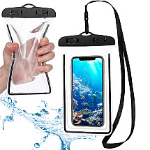 Ūdensnecaurlaidīgs telefona futrālis 6.5 collas