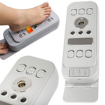 Electric massaging foot massager warming hammering vibrating