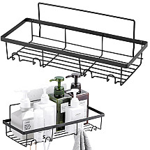 Loft bathroom shower shelf hanging 4x hook