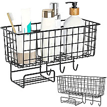 Shelf kitchen organiser container loft pendant 3 x hooks handles